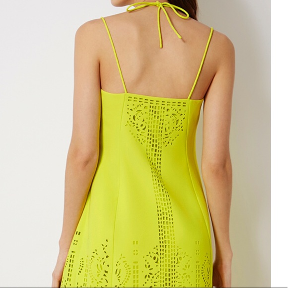 KAREN MILLEN LASER-CUTWORK DRESS (NWT!) - Picture 2 of 3